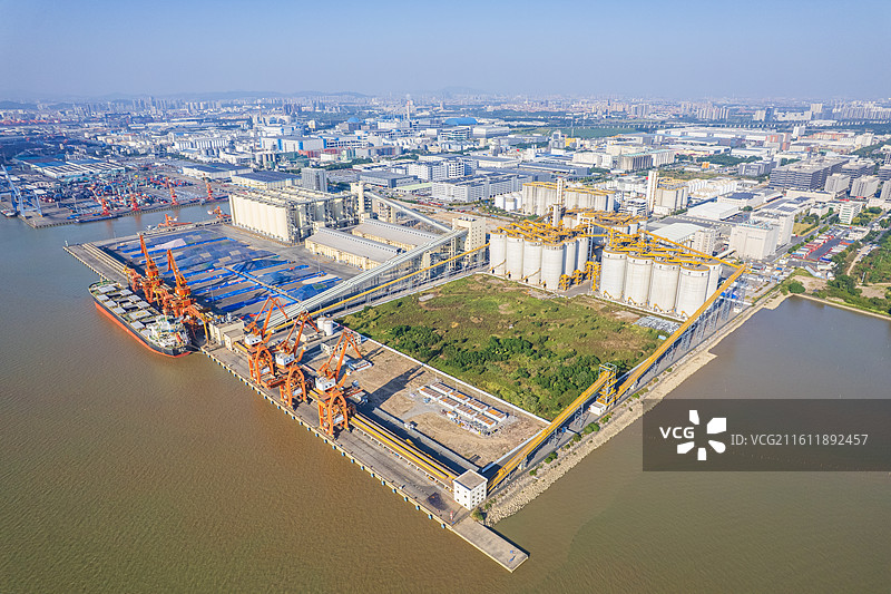 东莞麻涌新沙港 东莞麻涌物流园 东莞水乡经济区图片素材