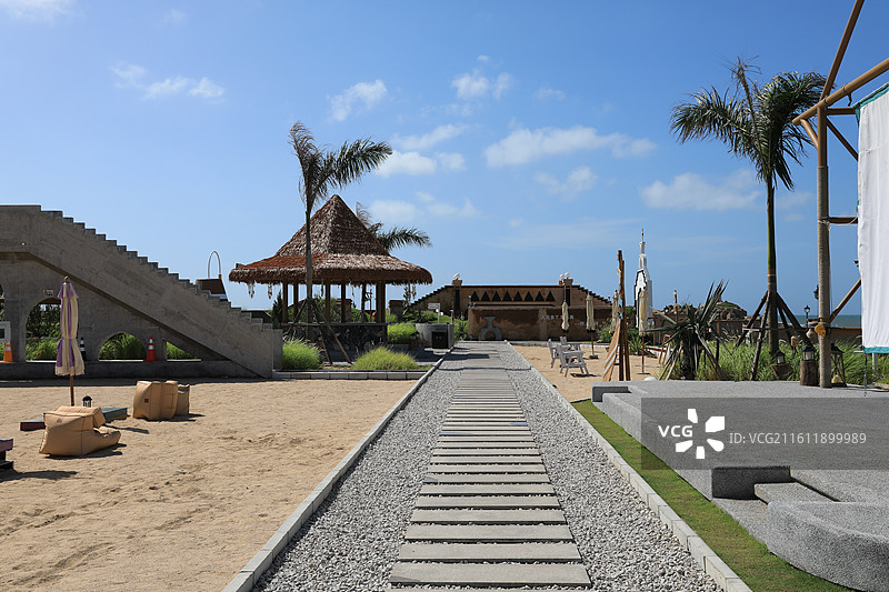 泉州橘若行馆崇武古渡码头沙滩电影院图片素材