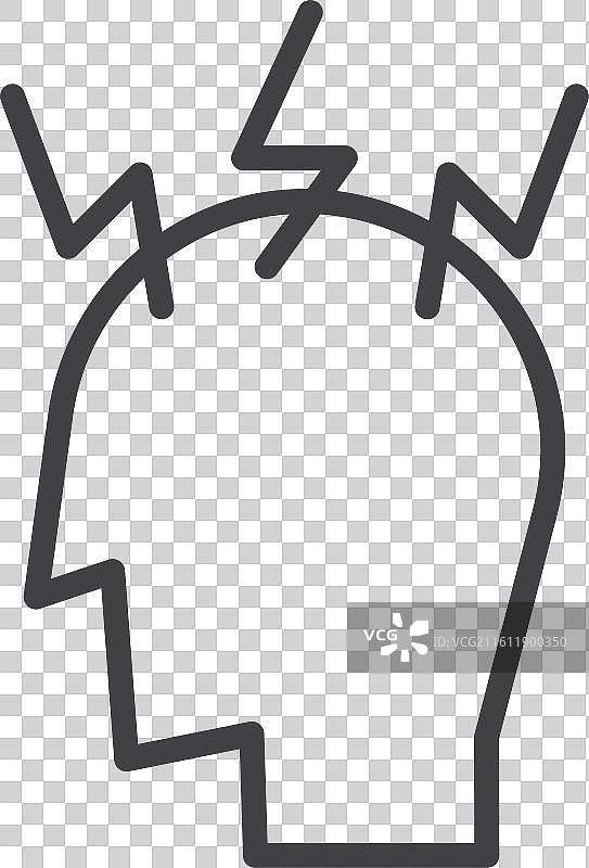 压力图标集，背景为白色图片素材