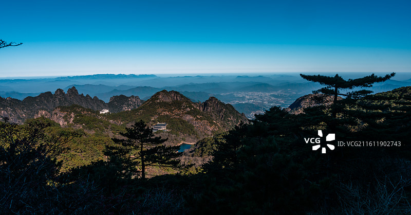 黄山（光明顶-高山草甸-仙桃石-大王松-排云亭）图片素材