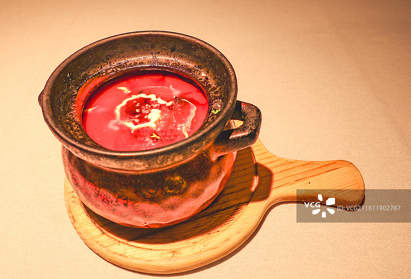 俄罗斯美食罐焖牛肉图片素材