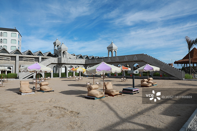 泉州橘若行馆崇武古渡码头沙滩电影院图片素材