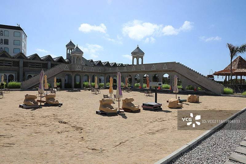 泉州橘若行馆崇武古渡码头沙滩电影院图片素材