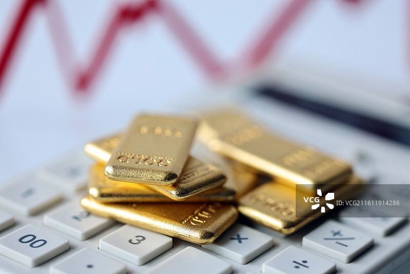 黄金 金块 国际金价 黄金价格图片素材