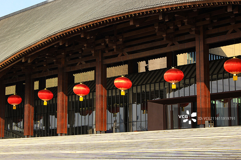 成都天府国际会议中心建筑样式特写图片素材