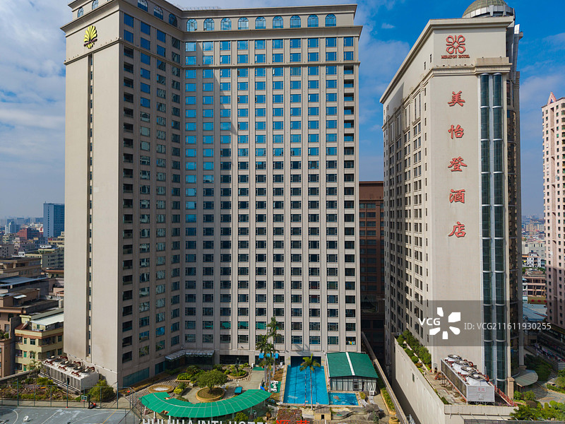 广东省东莞市，常平镇，汇华国际饭店图片素材