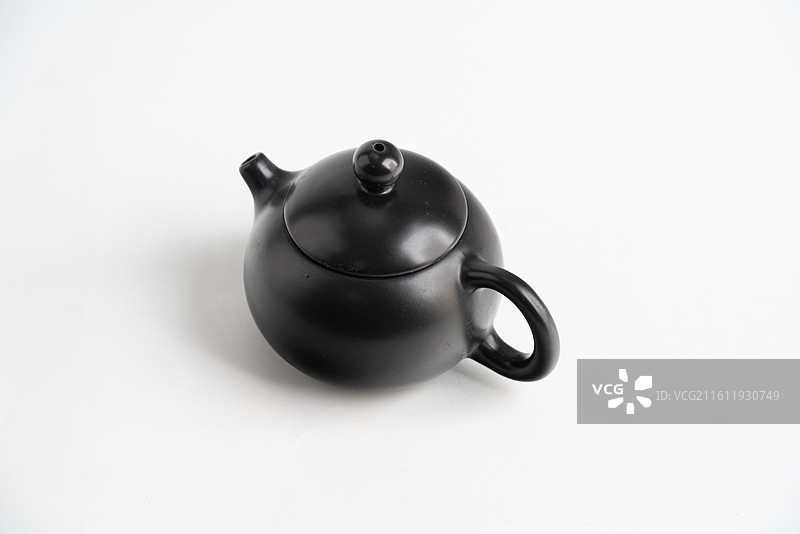 黑色茶壶图片素材