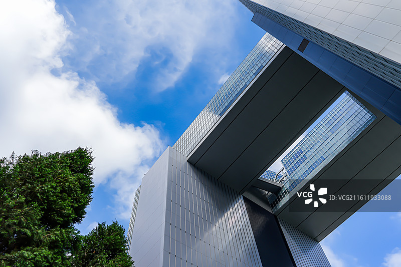 香港造型精致的摩天大楼图片素材