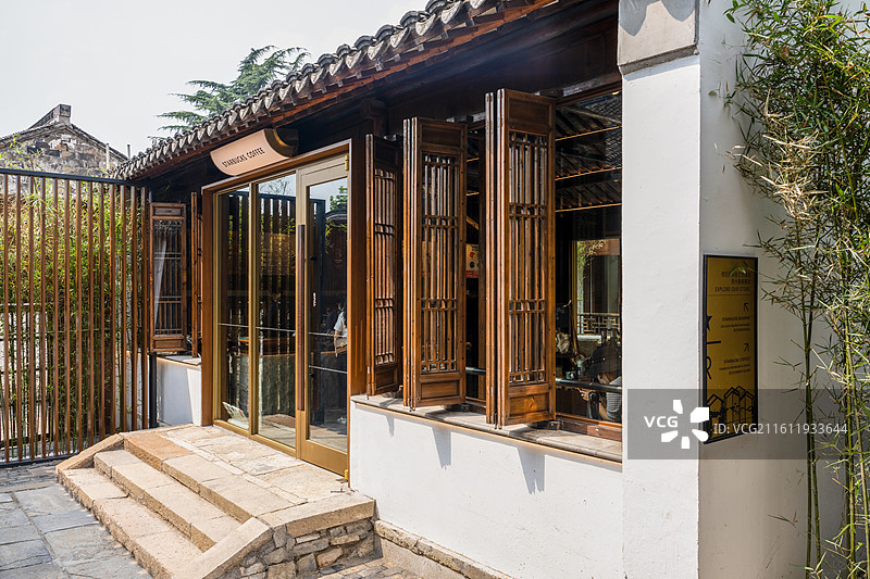 常州青果巷历史文化街区星巴克臻选店图片素材