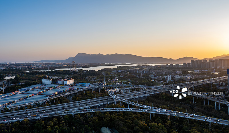 昆明西山区明波立交桥图片素材