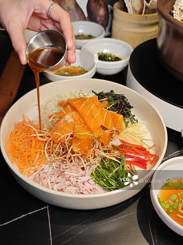 素食餐厅美食菌类大餐图片素材