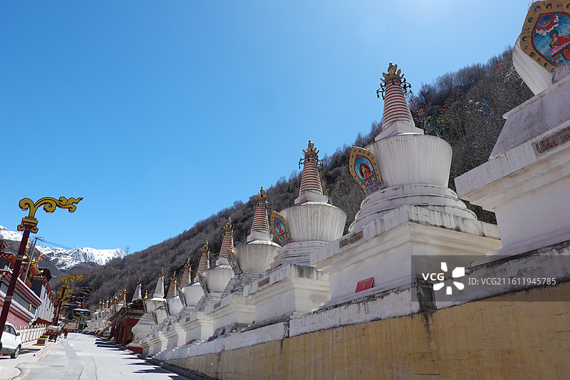 四川省甘孜州德格县德格印经院图片素材