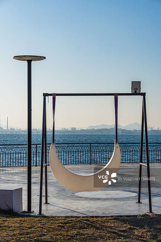 海边的秋千图片素材