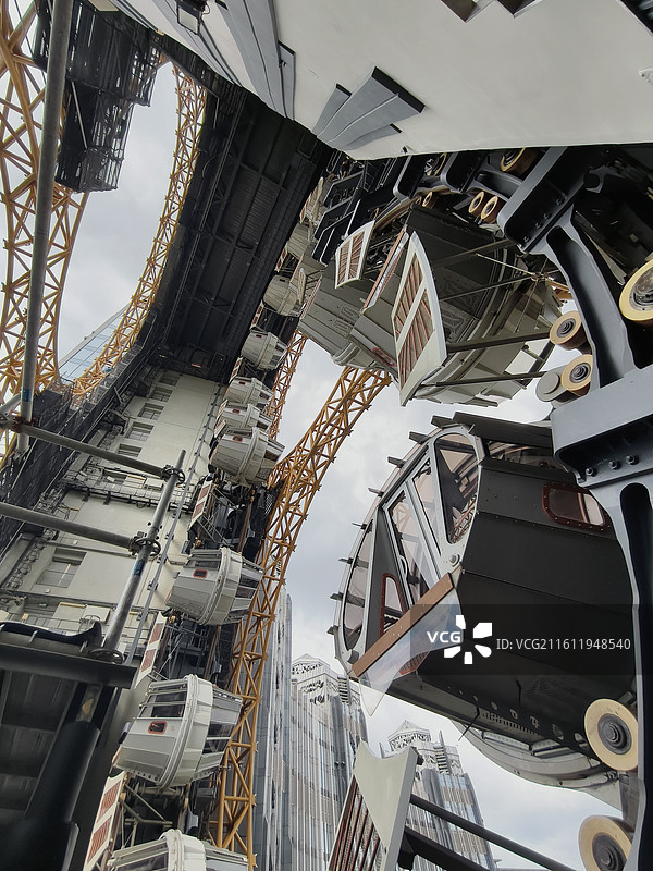 澳门影汇之星8字摩天轮图片素材