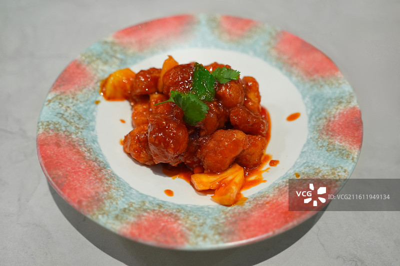 菠萝咕咾肉图片素材