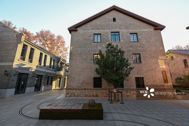 南京浦口火车站街区，朱自清背影发生地，中国最文艺火车站图片素材