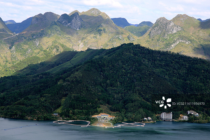 北景水库图片素材