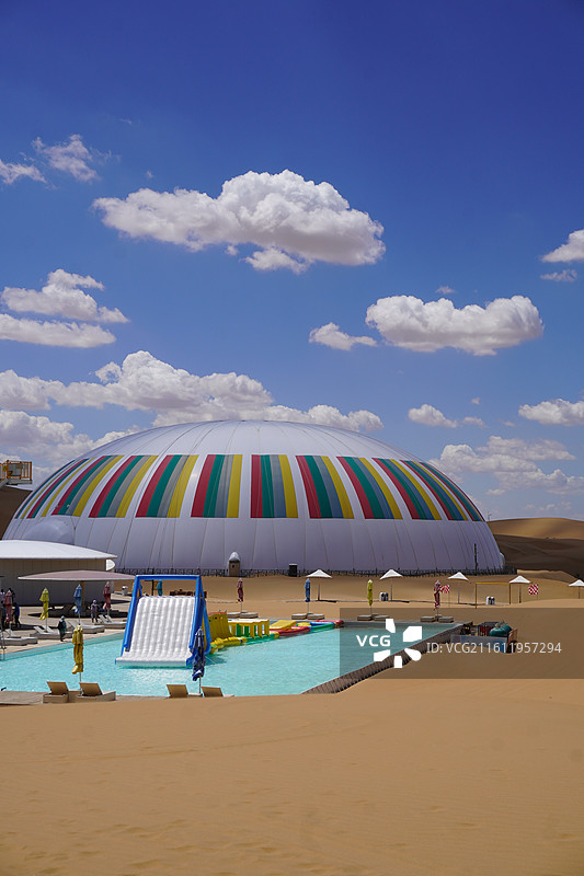 响沙湾悦沙岛图片素材