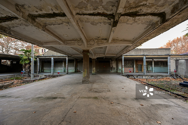 南京浦口火车站街区，朱自清背影发生地，中国最文艺火车站图片素材