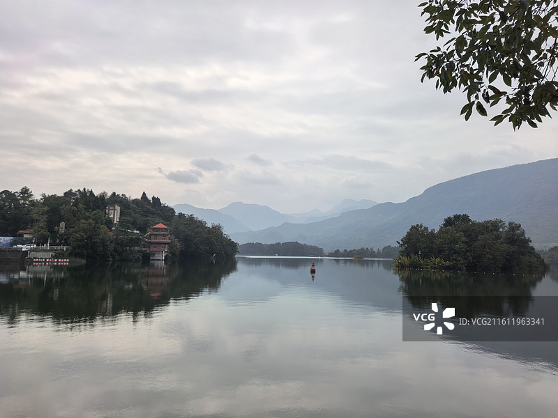绵阳市安州区白水湖景区图片素材