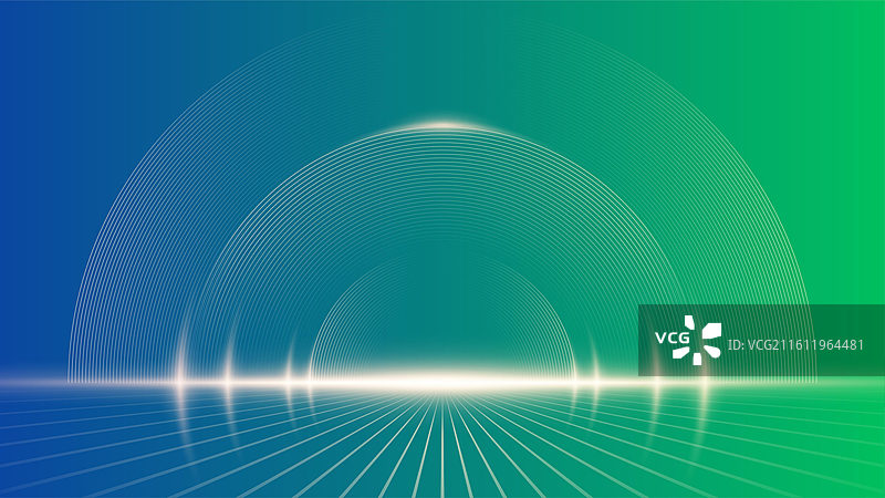 蓝绿色抽象线条背景图片素材