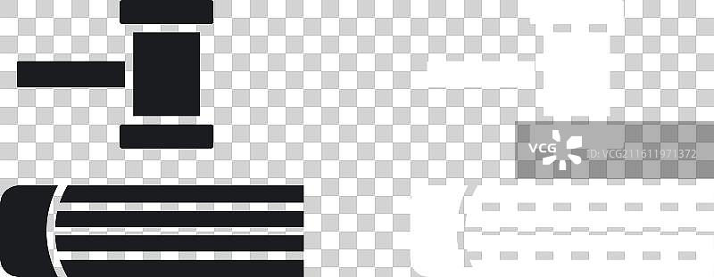 雇佣法图标集，白色背景图片素材