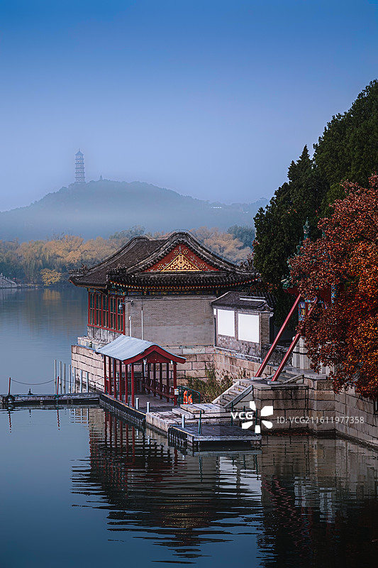 颐和春晓图片素材
