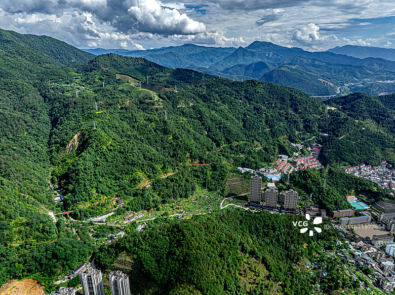 三明仙人谷国家森林公园 书香世家 三明市区航拍纪实2025 闽中地区瑞云山山间盆地河谷平原三线建设图片素材