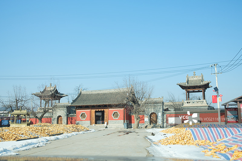 山西延庆寺图片素材