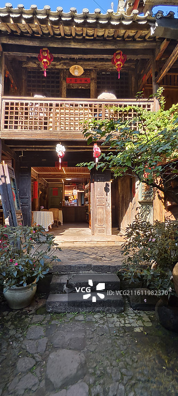 云南普洱～思茅老街-戴家巷古建筑群图片素材