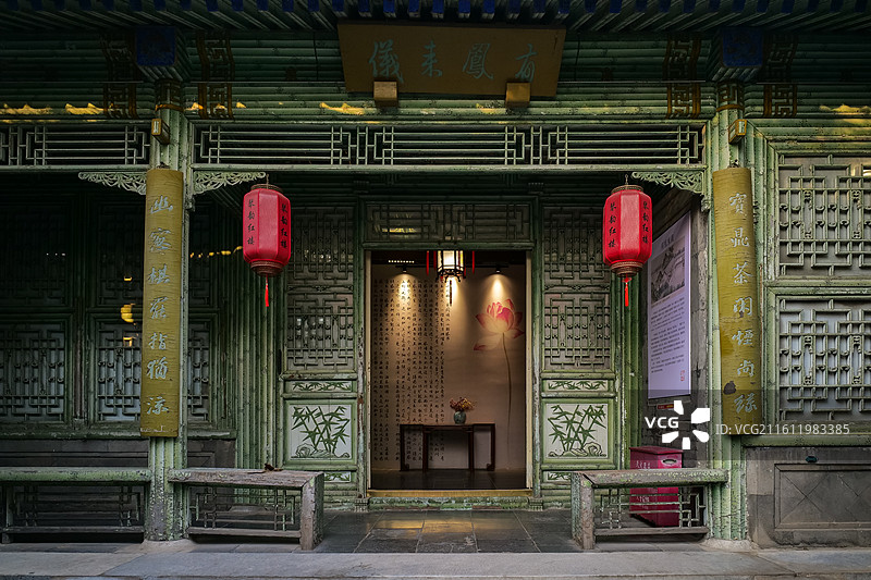 北京大观园潇湘馆-有凤来仪图片素材