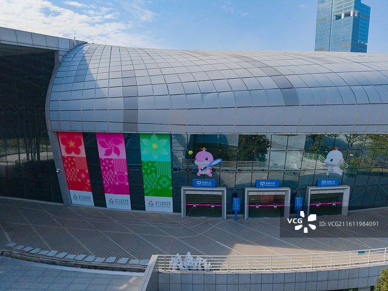 广州市南沙区，南沙体育馆图片素材