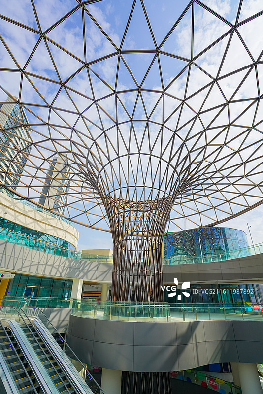 广州市南沙区，17town拾柒糖购物公园图片素材