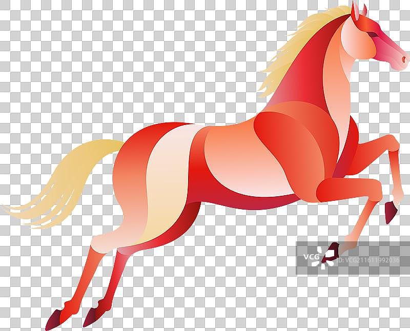 马年马元素免抠图图片素材