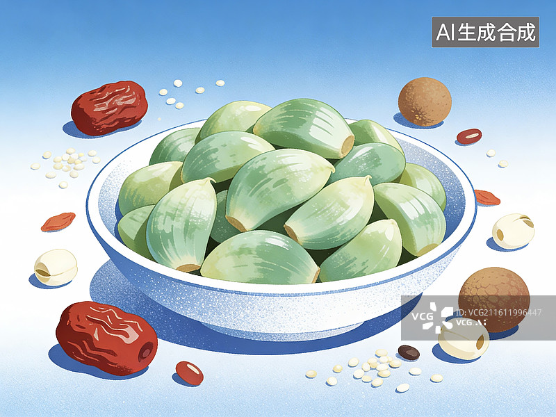 【AI数字艺术】腊八节腊八蒜图片素材