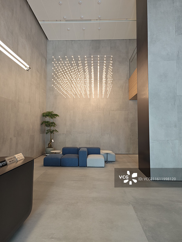 现代商务办公建筑门厅门禁刷卡酒店前台大堂图片素材