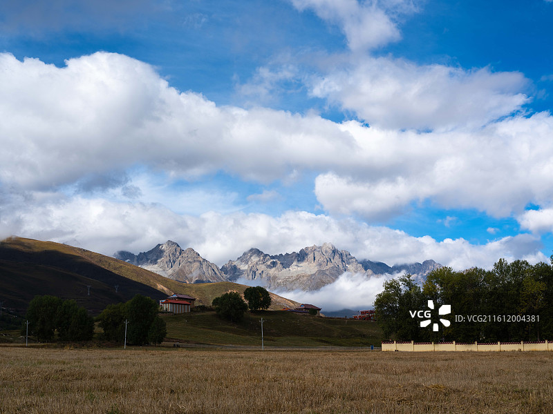 川西之甘孜德格白玉石渠之旅图片素材