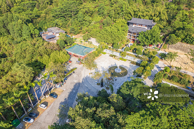 深圳宝安区洪田火山公园图片素材