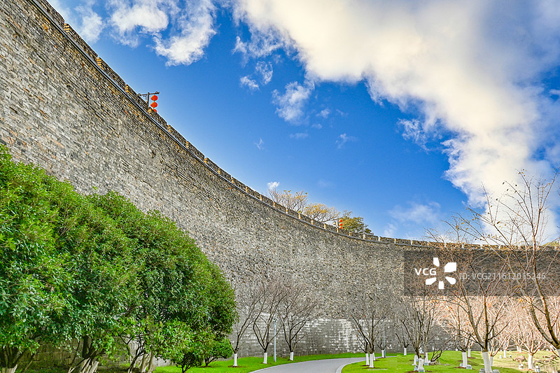 南京玄武湖明城墙图片素材