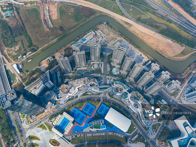 广州市南沙区，南沙体育馆图片素材