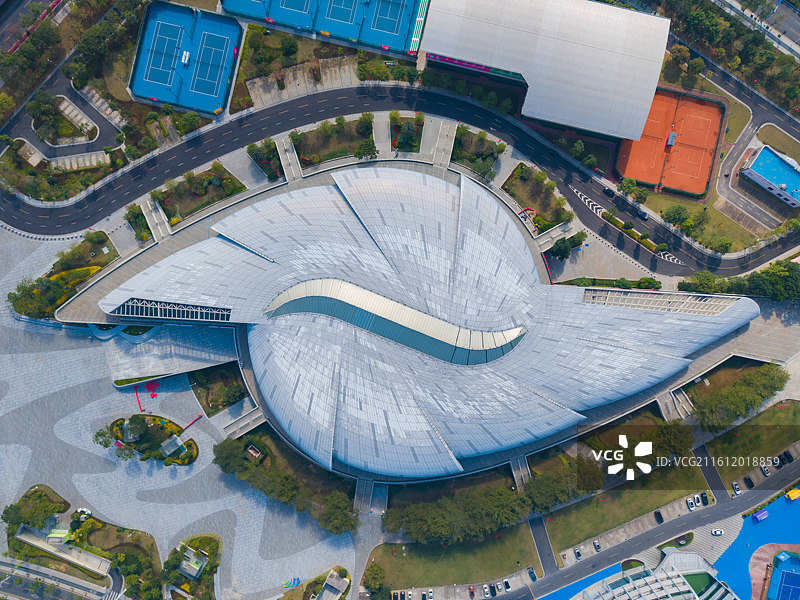 广州市南沙区，南沙体育馆图片素材