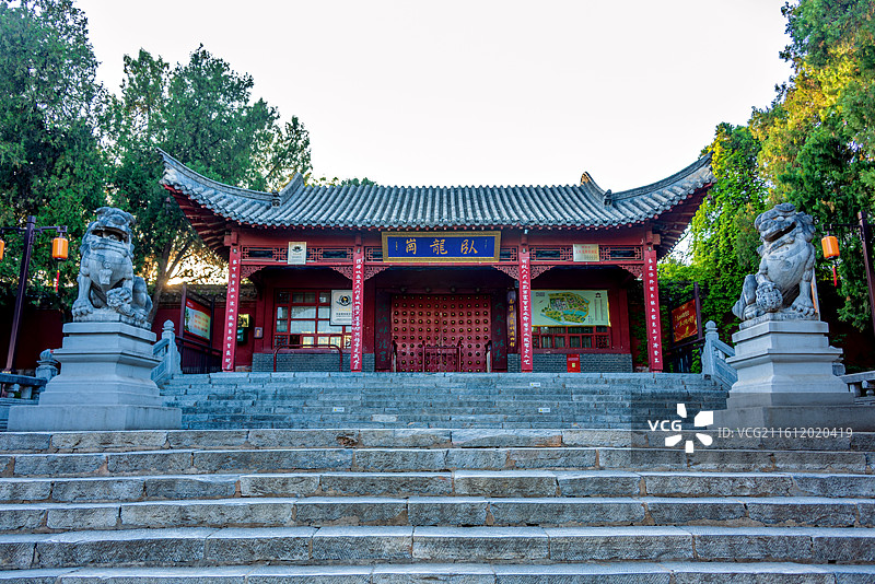 中国河南南阳卧龙岗武侯祠图片素材
