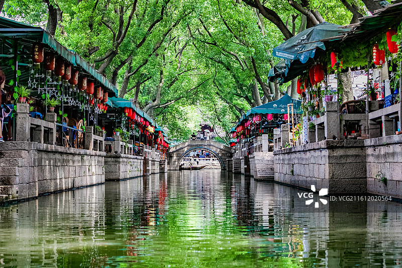 苏州同里古镇江南水乡旅游景点图片素材