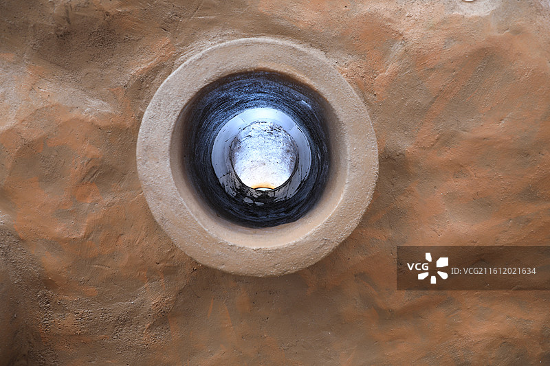 宁德霞浦丹湾观景平台咖啡店室内山洞风格艺术作品图片素材