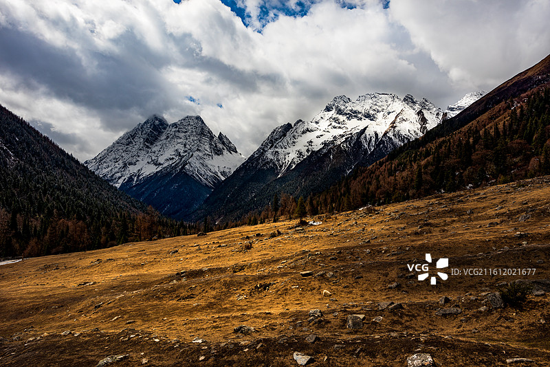双桥沟风景图片素材