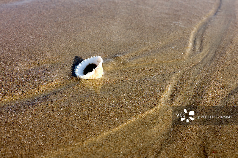 海南自贸港旅游目的地三亚湾椰梦长廊沙滩海景夕阳海浪图片素材