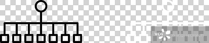 分类图标集，白色背景图片素材