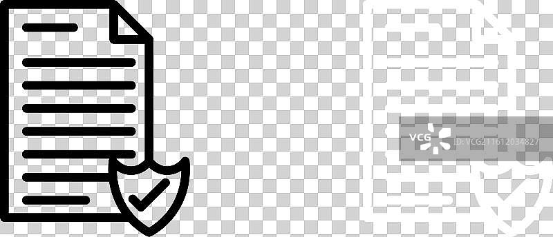 合同保险范围图标集，背景为白色图片素材