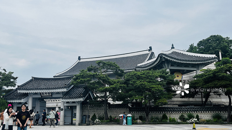 首尔街头city walk图片素材