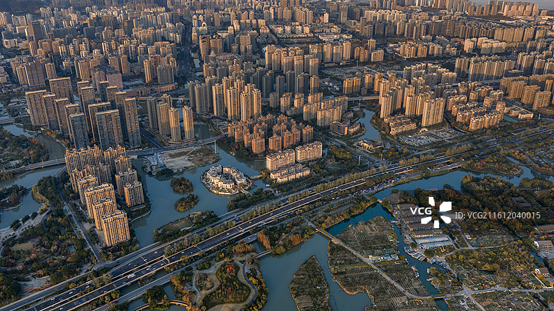 浙江温州城市航拍图片素材